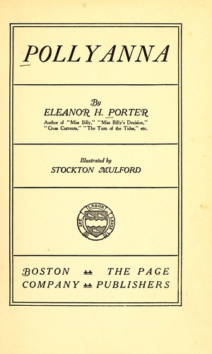 Pollyanna (1913, The Page Company)