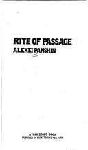 Rite of Passage (Paperback, 1982, Pocket)